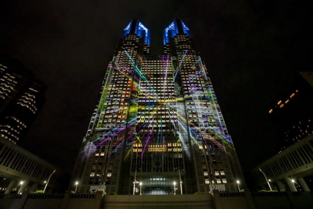 J-Pop Stars Amplify the World’s Largest Projection Mapping Show at Tokyo Metropolitan Government Building