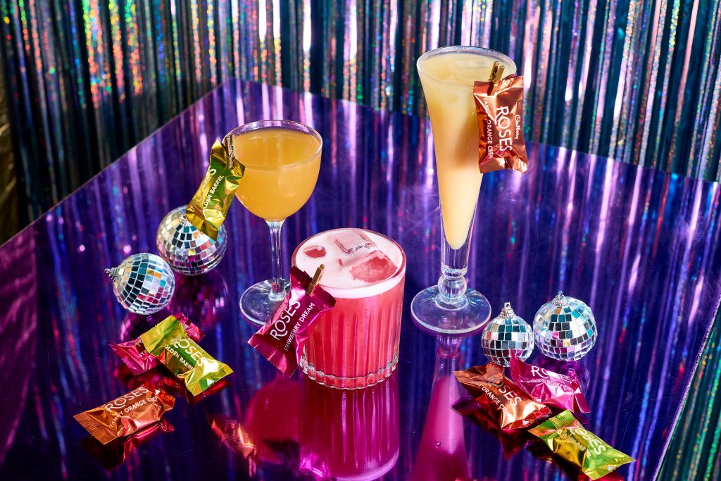 Every chocolate lover’s dream cocktail menu has just landed! Introducing Cadbury Roses-inspired festive serves at Blame Gloria
