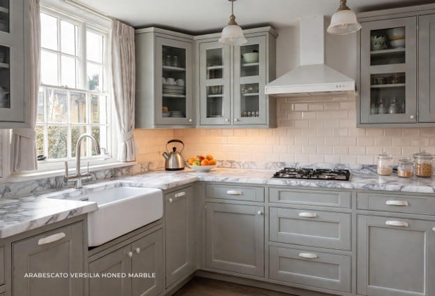UK natural stone market 2026 showing granite, marble, limestone and sandstone
