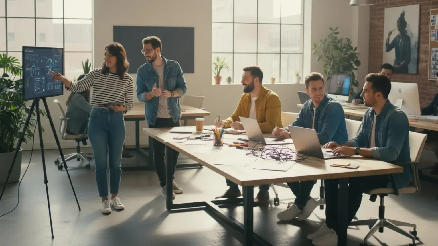 UK workers using digital and AI skills in a modern workplace - UK Hiring Trends 2026: Skills Employers Want